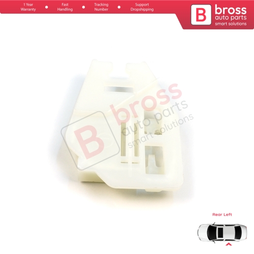 Window Regulator Repair Clips Rear Left Door for BMW 3 E46 1998-2005 X5 E53 2000-2006 51358212099 51357125059