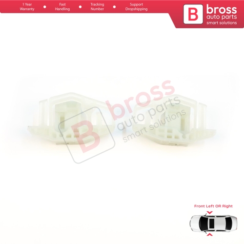 Window Regulator Repair Clips A+B Front Left or Right for Renault Megane MK2 Peugeot 206 206+ Citroen XSara Picasso N68 4/5 Door 