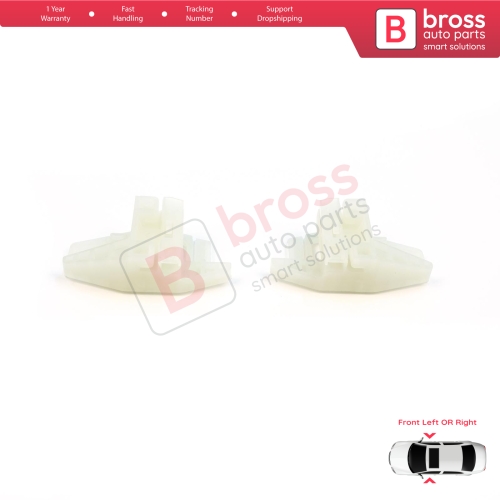 Window Regulator Repair Clips A+B Front Left or Right for Renault Megane MK2 Peugeot 206 206+ Citroen XSara Picasso N68 4/5 Door 
