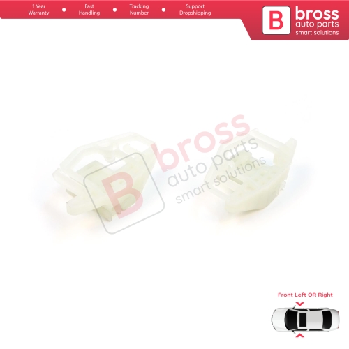 Window Regulator Repair Clips A+B Front Left or Right for Renault Megane MK2 Peugeot 206 206+ Citroen XSara Picasso N68 4/5 Door 