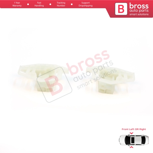 Window Regulator Repair Clips A+B Front Left or Right for Renault Megane MK2 Peugeot 206 206+ Citroen XSara Picasso N68 4/5 Door 