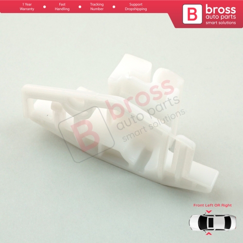 Window Regulator Repair Clips B Front Left or Right for Renault Megane MK2 Peugeot 206 206+ Citroen XSara Picasso N68 4/5 Door 