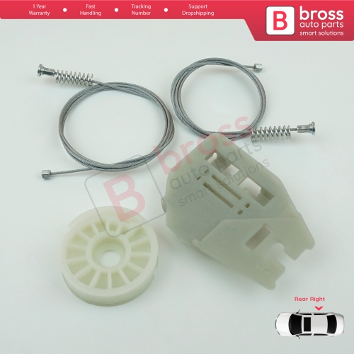 Window Regulator Repair Kit Rear Right Door for BMW X5 E53 2000-2006 51357125060