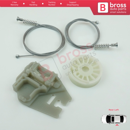 Window Regulator Repair Kit Rear Left Door for BMW X5 E53 2000-2006 51357125059