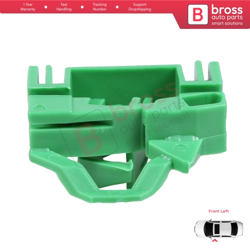 Window Regulator Repair Clips L2 Front Left for VW Polo Classic 6V Caddy MK2 Seat Cordoba MK1 Ibiza MK2 Inca Skoda Octavia MK1 1U 6K4837401