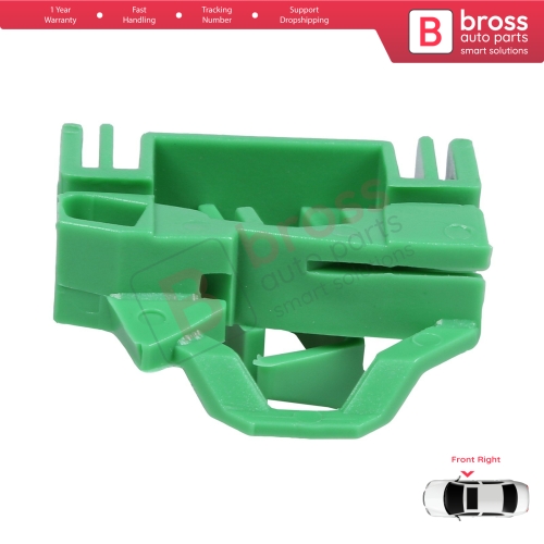 Window Regulator Repair Clips R2 Front Right for VW Polo Classic 6V Caddy MK2 Seat Cordoba MK1 Ibiza MK2 Inca Skoda Octavia MK1 1U 6K4837402