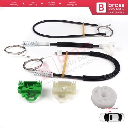 Window Regulator Repair Kit Front Right Door for Seat Ibiza MK2 6K1 1993-2002 4/5 Door 6K4837402P