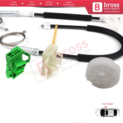 Window Regulator Repair Kit Front Right Door for Seat Ibiza MK2 6K1 1993-2002 4/5 Door 6K4837402P