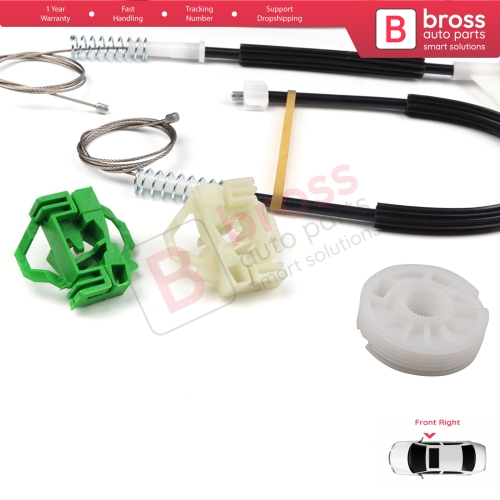 Window Regulator Repair Kit Front Right Door for Seat Ibiza MK2 6K1 1993-2002 4/5 Door 6K4837402P