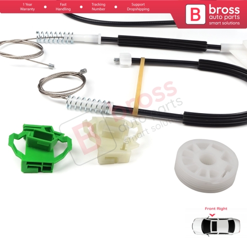 Window Regulator Repair Kit Front Right Door for Seat Ibiza MK2 6K1 1993-2002 4/5 Door 6K4837402P