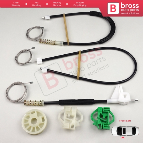 Window Regulator Repair Kit Front Left Door for Seat Ibiza MK2 6K1 1993-2002 4/5 Door 6K4837401P