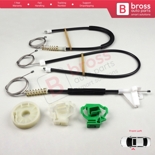 Window Regulator Repair Kit Front Left Door for Seat Ibiza MK2 6K1 1993-2002 4/5 Door 6K4837401P