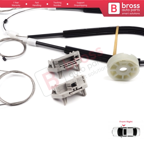 Window Regulator Repair Kit Front Right Door for Ford Focus MK1 1998-2005 4/5 Door 1138214