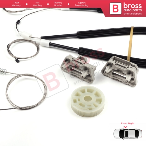 Window Regulator Repair Kit Front Right Door for Ford Focus MK1 1998-2005 4/5 Door 1138214