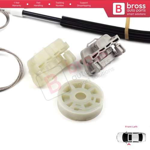 Window Regulator Repair Kit Front Left Door for Ford Focus MK1 1998-2005 4/5 Door 1331614