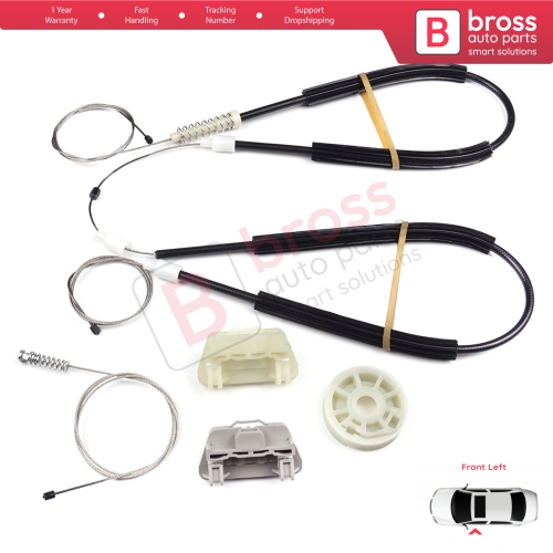 Window Regulator Repair Kit Front Left Door for Ford Focus MK1 1998-2005 4/5 Door 1331614