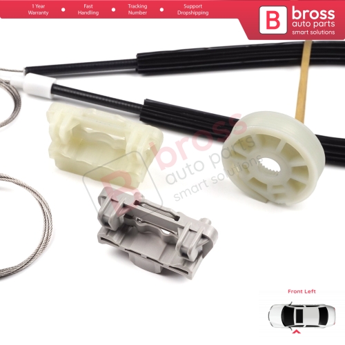 Window Regulator Repair Kit Front Left Door for Ford Focus MK1 1998-2005 4/5 Door 1331614