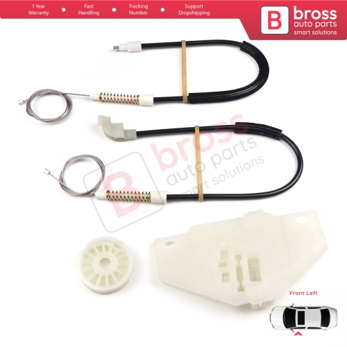 Power Window Regulator Repair Set Front Left Door for Ford Transit Connect Tourneo MK1 2002-2013 MPV 2T14V23201BG