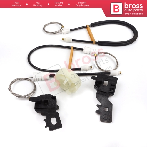 Power Window Regulator Repair Set Front Left for Nissan Qashqai MK1 J10 2006-2013 80771JD000