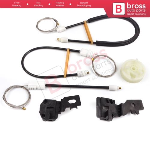 Power Window Regulator Repair Set Front Left for Nissan Qashqai MK1 J10 2006-2013 80771JD000