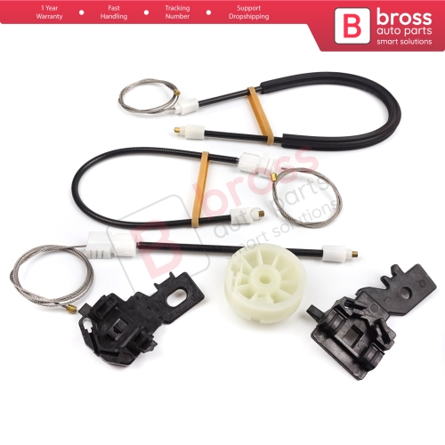 Power Window Regulator Repair Set Front Left for Nissan Qashqai MK1 J10 2006-2013 80771JD000