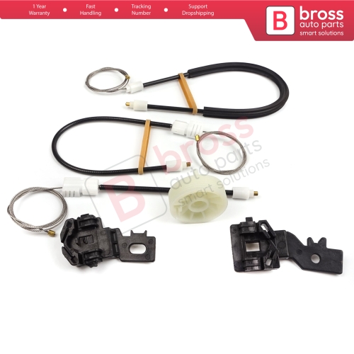 Power Window Regulator Repair Set Front Left for Nissan Qashqai MK1 J10 2006-2013 80771JD000