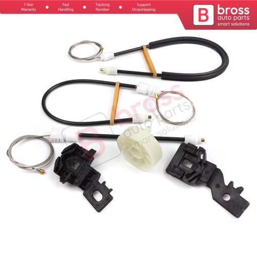 Power Window Regulator Repair Set Front Left for Nissan Qashqai MK1 J10 2006-2013 80771JD000