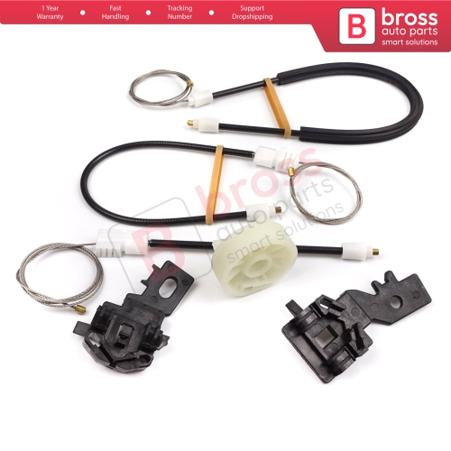 Power Window Regulator Repair Set Front Left for Nissan Qashqai MK1 J10 2006-2013 80771JD000