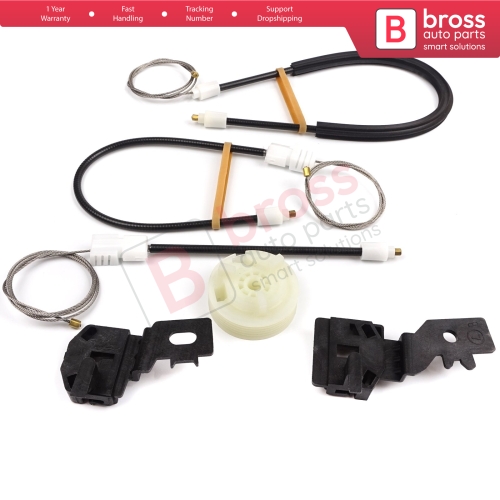 Power Window Regulator Repair Set Front Left for Nissan Qashqai MK1 J10 2006-2013 80771JD000