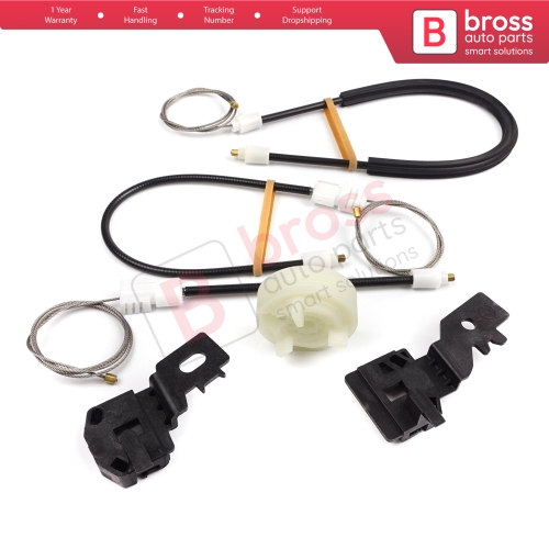 Power Window Regulator Repair Set Front Left for Nissan Qashqai MK1 J10 2006-2013 80771JD000