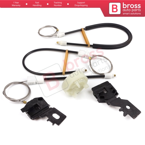 Power Window Regulator Repair Set Front Left for Nissan Qashqai MK1 J10 2006-2013 80771JD000