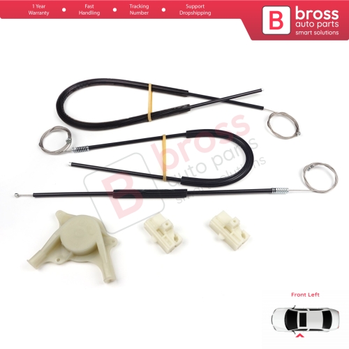Window Regulator Repair Kit Front Left Door for Mercedes Vito Viano Mixto V Class MK2 W639 2003-2010 6397200046
