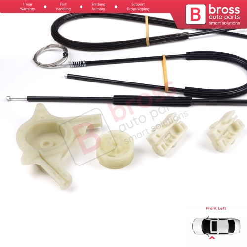 Window Regulator Repair Kit Front Left Door for Mercedes Vito Viano Mixto V Class MK2 W639 2003-2010 6397200046