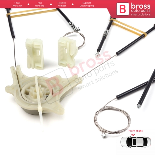 Window Regulator Repair Kit Front Right Door for Mercedes Vito Viano Mixto V Class MK2 W639 2003-2010 6397200146