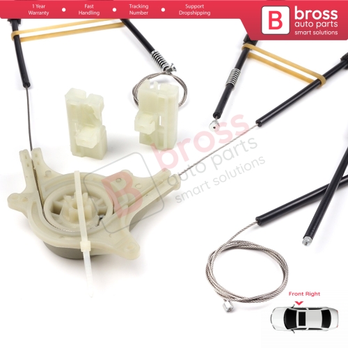 Window Regulator Repair Kit Front Right Door for Mercedes Vito Viano Mixto V Class MK2 W639 2003-2010 6397200146