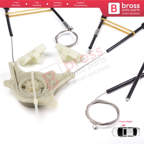 Window Regulator Repair Kit Front Right Door for Mercedes Vito Viano Mixto V Class MK2 W639 2003-2010 6397200146