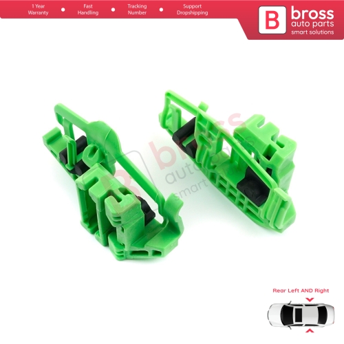 Window Regulator Clips Rear Left and Right for BMW 3 E90 E91 2004-2012 4/5 Door 1 E87 2003-2012 5-Door