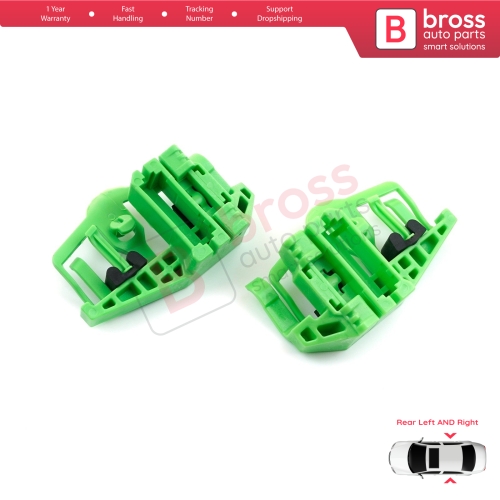 Window Regulator Clips Rear Left and Right for BMW 3 E90 E91 2004-2012 4/5 Door 1 E87 2003-2012 5-Door