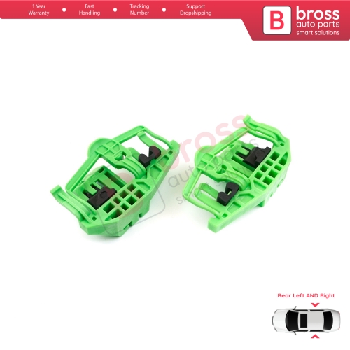 Window Regulator Clips Rear Left and Right for BMW 3 E90 E91 2004-2012 4/5 Door 1 E87 2003-2012 5-Door