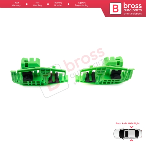 Window Regulator Clips Rear Left and Right for BMW 3 E90 E91 2004-2012 4/5 Door 1 E87 2003-2012 5-Door