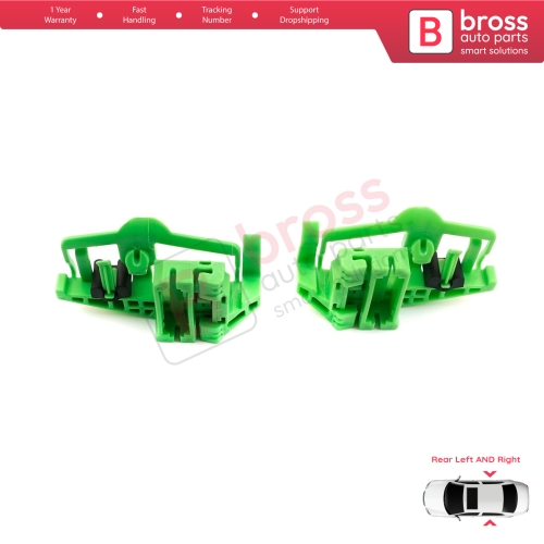 Window Regulator Clips Rear Left and Right for BMW 3 E90 E91 2004-2012 4/5 Door 1 E87 2003-2012 5-Door