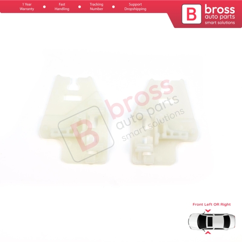 Window Regulator Repair Clips A1+A2 Front Door for BMW 3 Series E46 1998-2005 51337020660