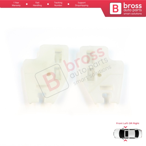 Window Regulator Repair Clips A1+A2 Front Door for BMW 3 Series E46 1998-2005 51337020660