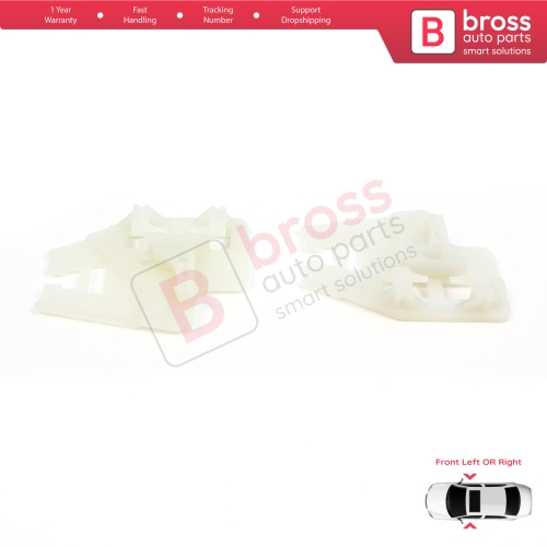 Window Regulator Repair Clips A1+A2 Front Door for BMW 3 Series E46 1998-2005 51337020660