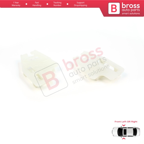 Window Regulator Repair Clips A1+A2 Front Door for BMW 3 Series E46 1998-2005 51337020660