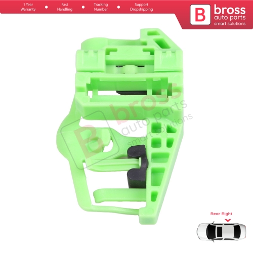 Window Regulator Clips Rear Right for BMW 3 E90 E91 2004-2012 4/5 Door 1 E87 2003-2012 5-Door 51357140590 51357138468