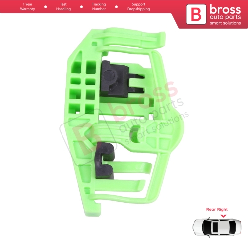 Window Regulator Clips Rear Right for BMW 3 E90 E91 2004-2012 4/5 Door 1 E87 2003-2012 5-Door 51357140590 51357138468