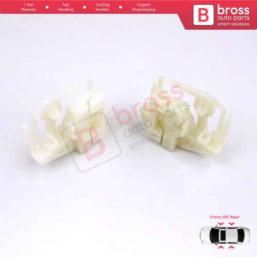 Power Window Regulator Repair Clips Front or Rear Left or Right for BMW X3 E83 2003-2011 SUV