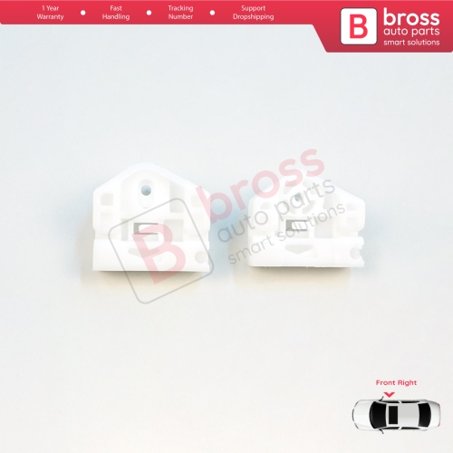 Window Regulator Repair Clips A+B Front Right for Renault Kangoo MK2 FW KW 2007-2021 Citan W415 807207012R