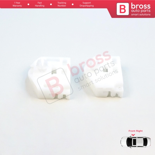 Window Regulator Repair Clips A+B Front Right for Renault Kangoo MK2 FW KW 2007-2021 Citan W415 807207012R